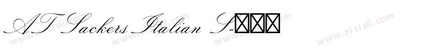 AT Sackers Italian S字体转换